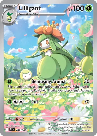 Lilligant (Black Bolt 092/086)